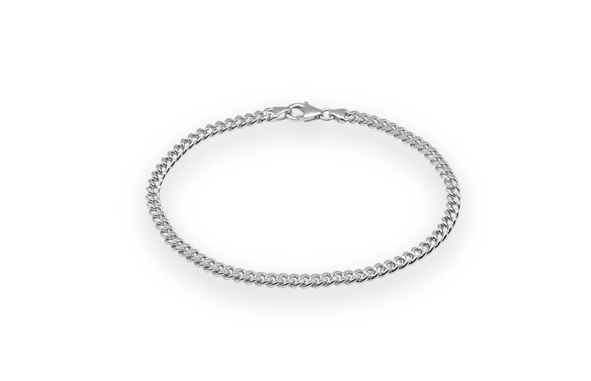 IX Curb Bracelet Silver