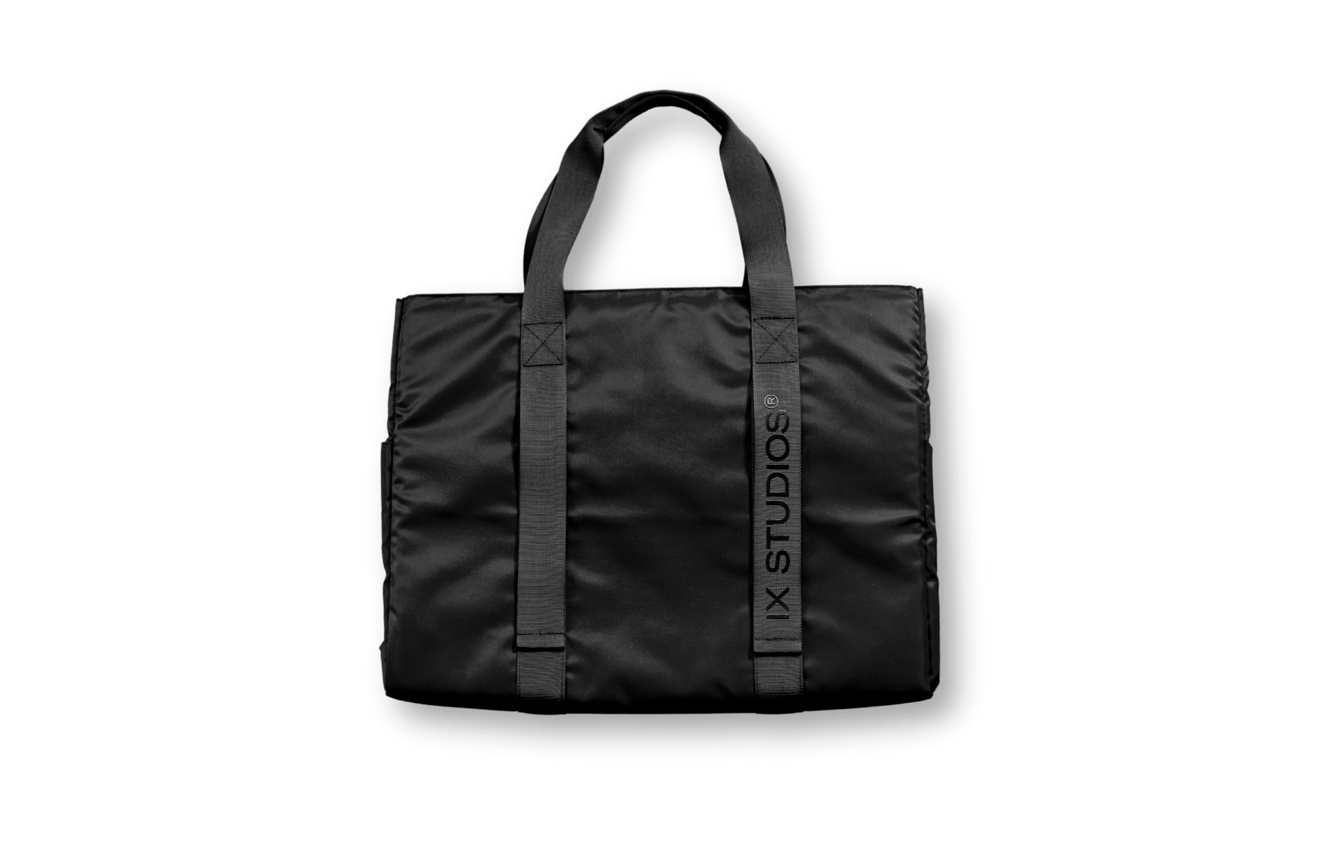 EYELETS NYLON TOTE BAG (BLACK) 3206B バッグ Large Matte Nylon Tote - Black | James Perse Los Angeles