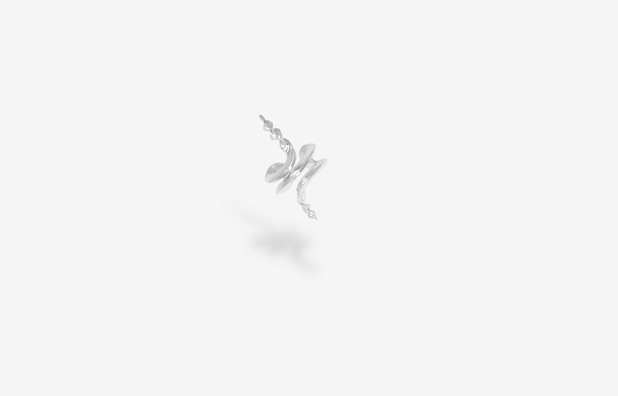 IX Conch Ear Cuff Silver