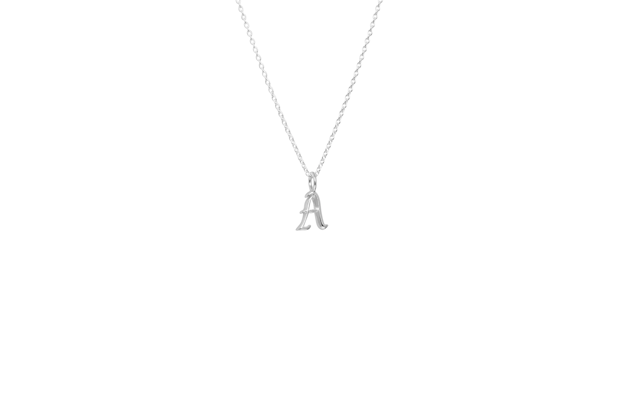 IX Letter Charm Silver