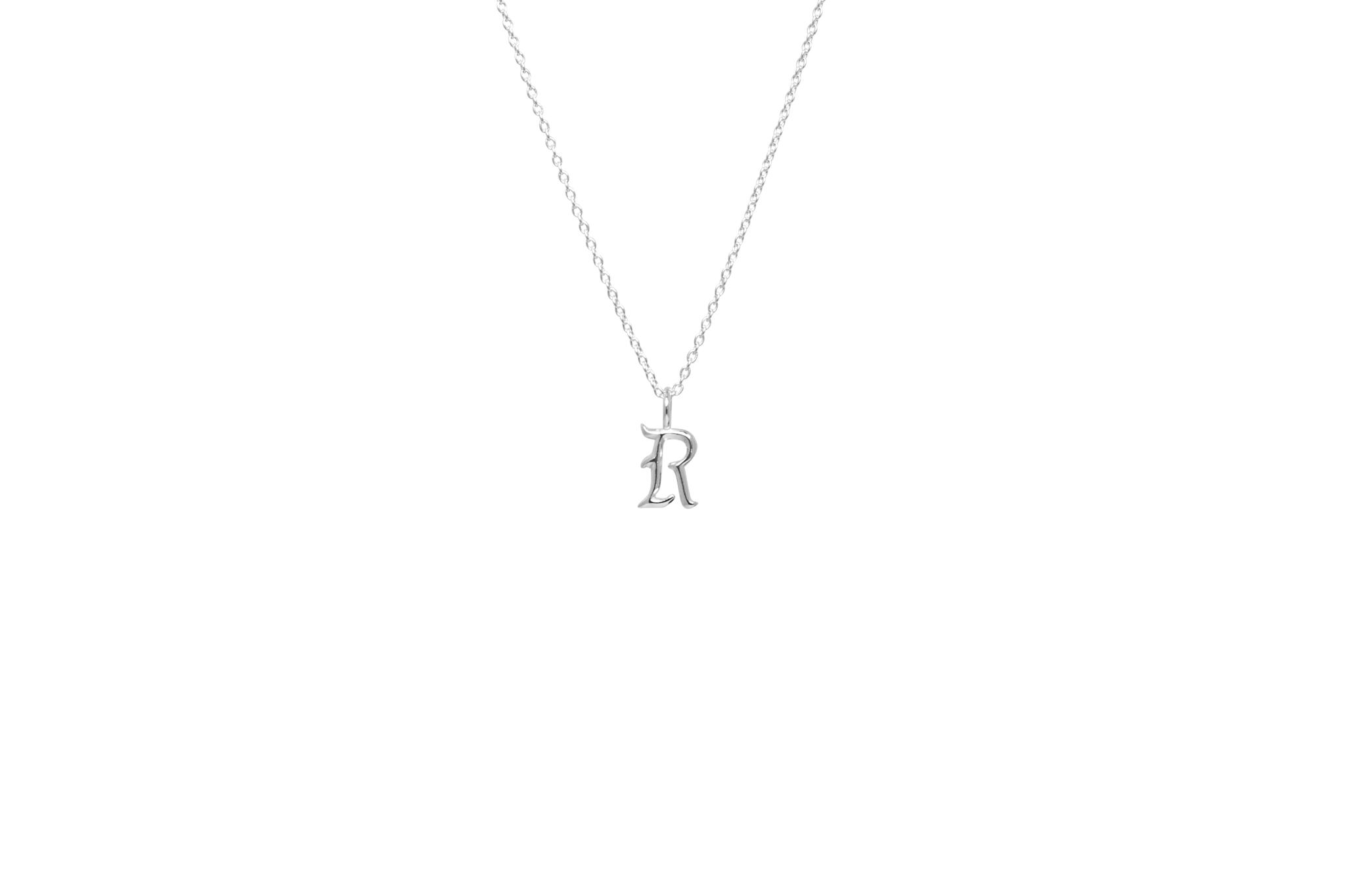 IX Letter Charm Silver