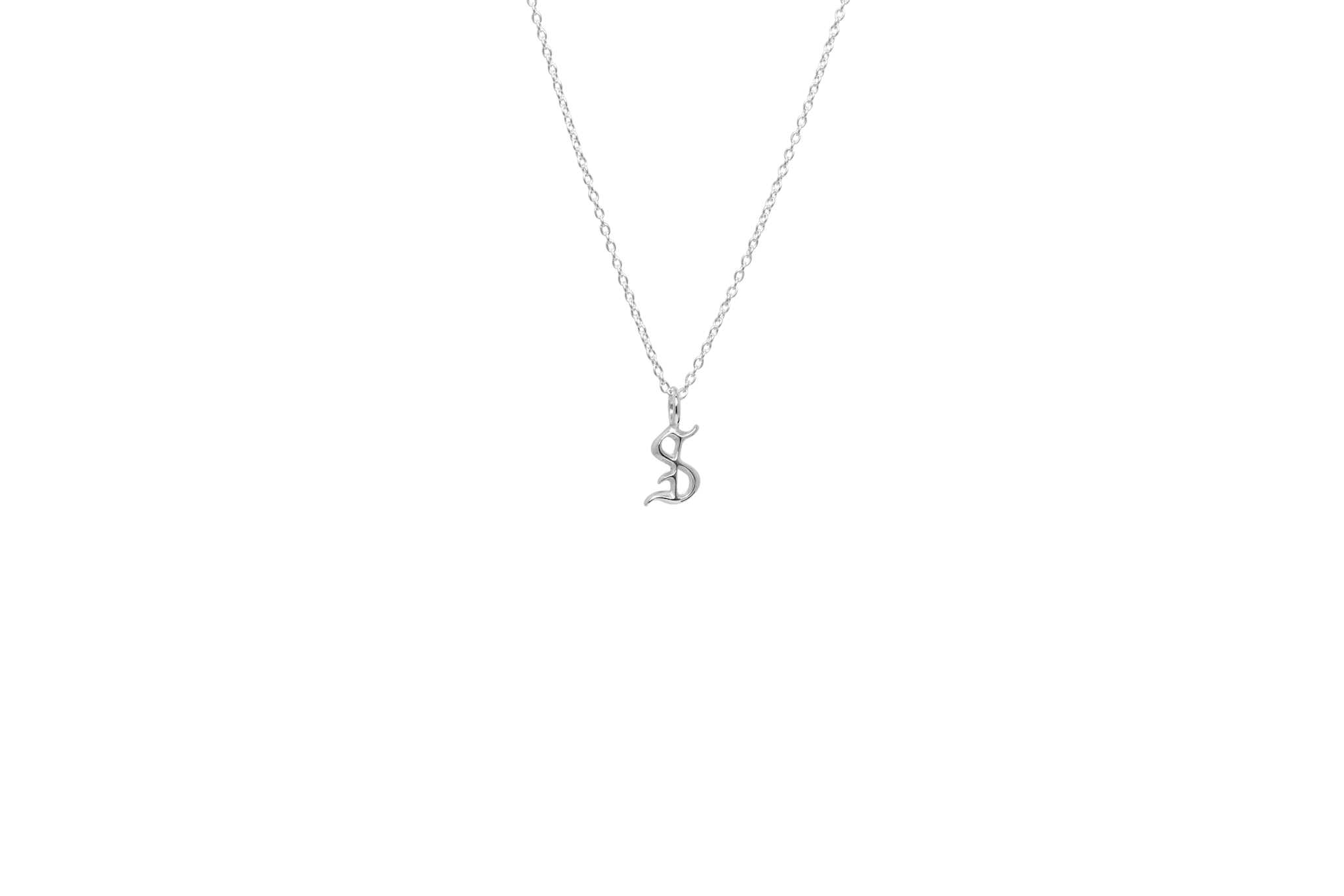 IX Letter Charm Silver