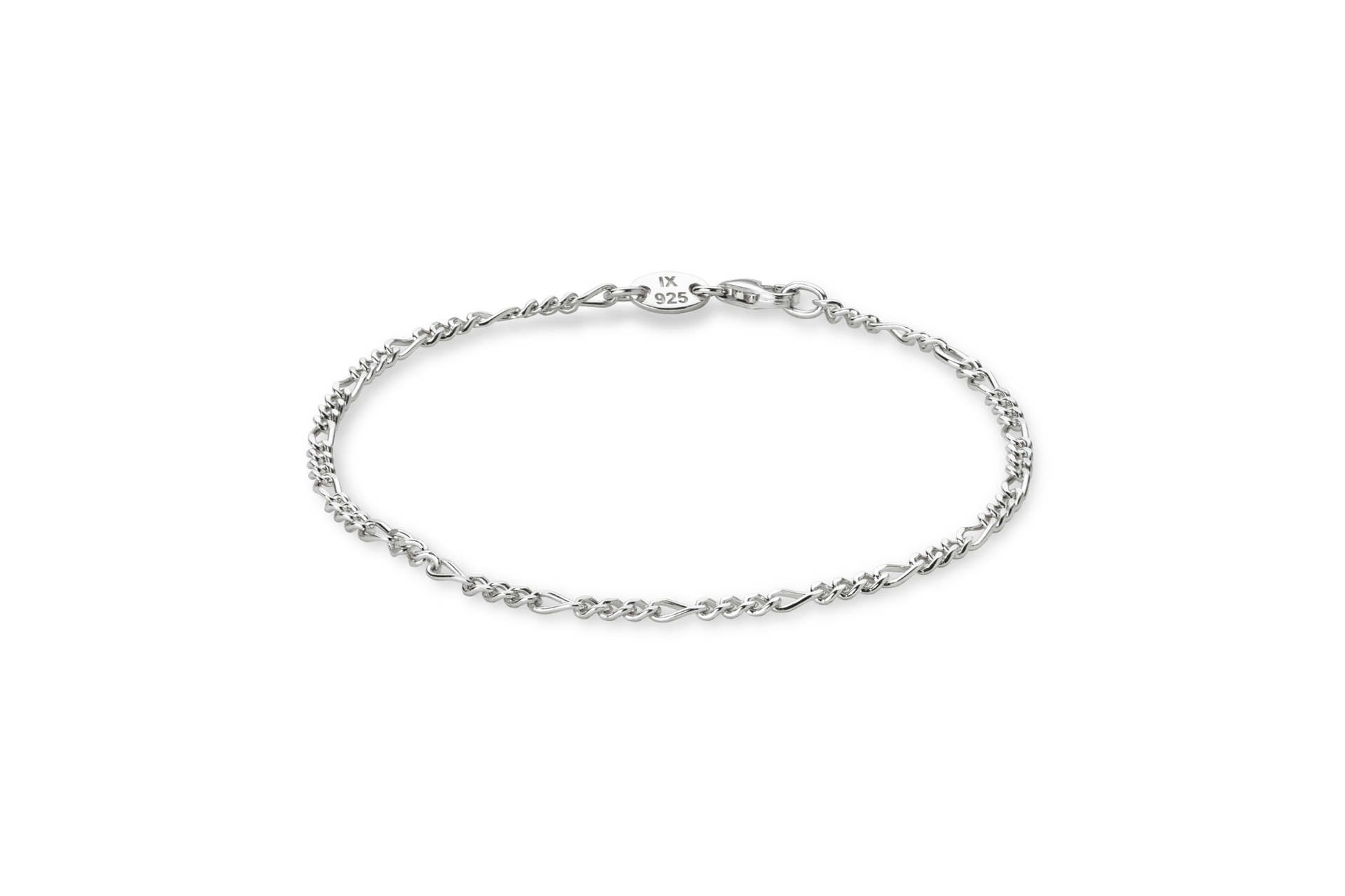 IX Figaro Bracelet Silver – IX STUDIOS INT
