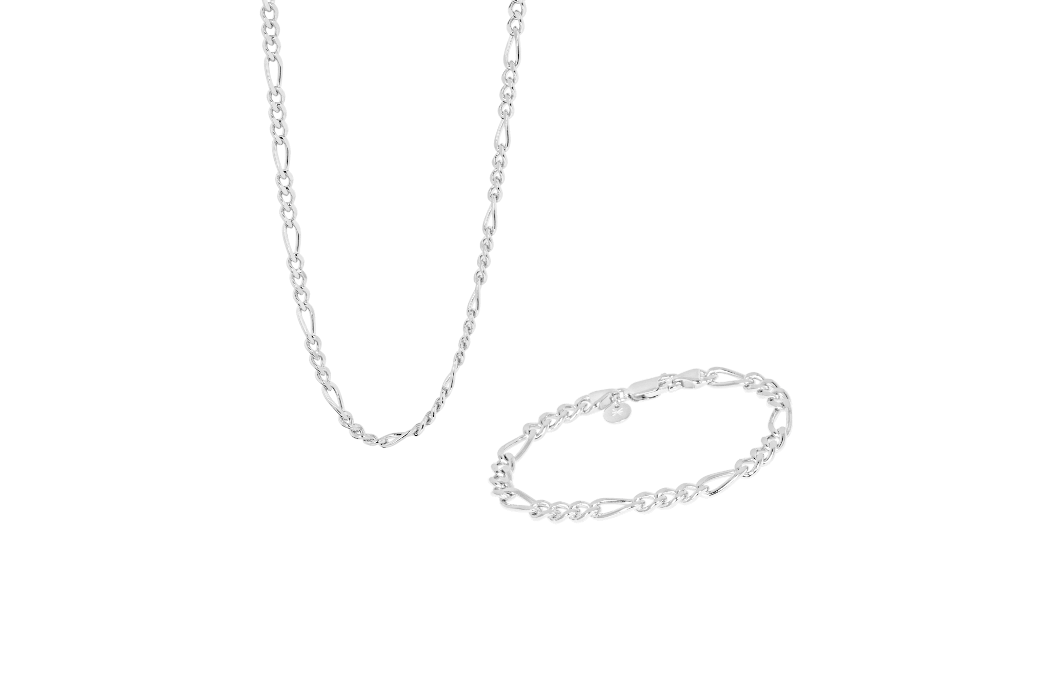 IX Chunky Figaro Silver Smykkesæt