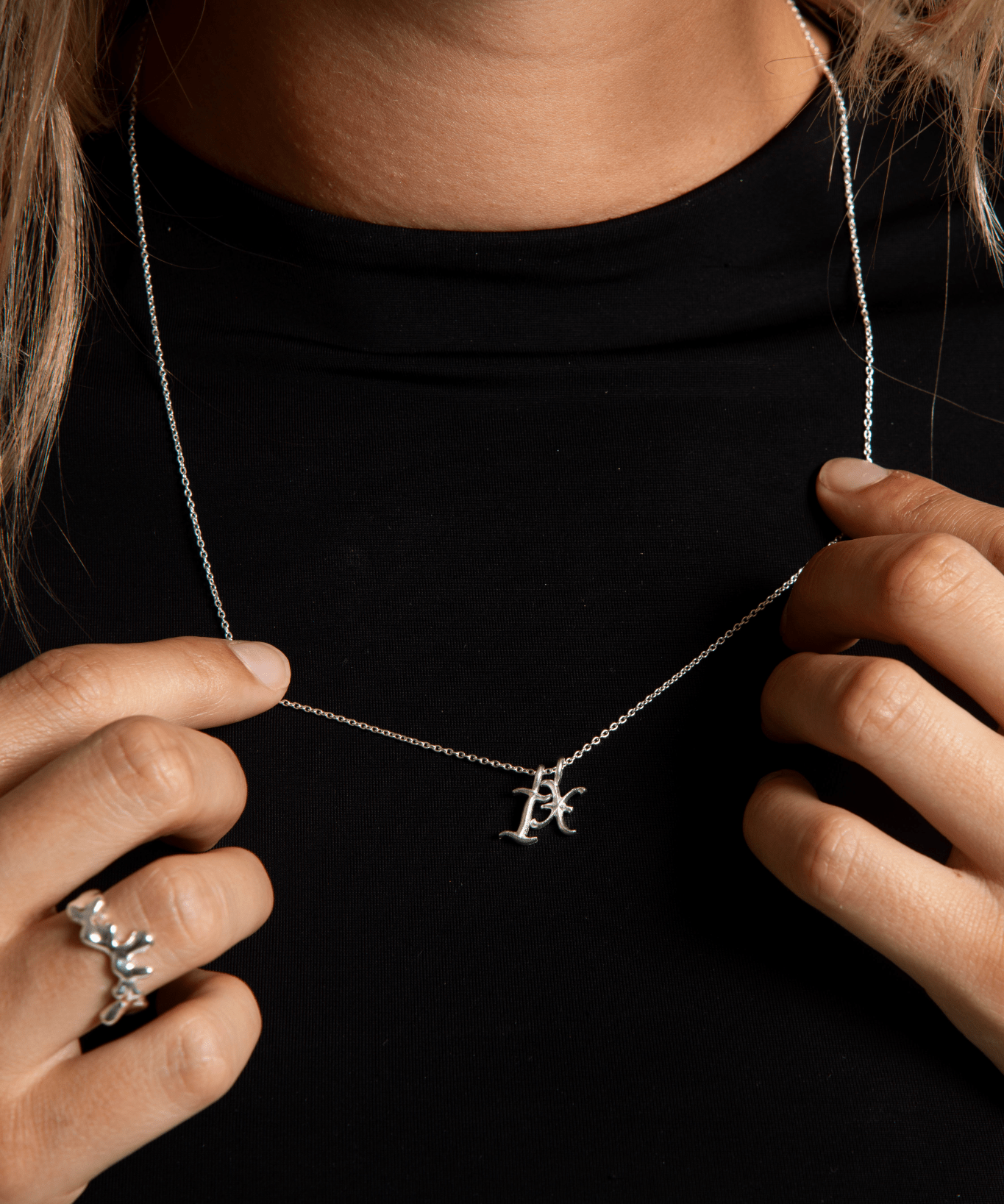 IX X Ice Charm Silver