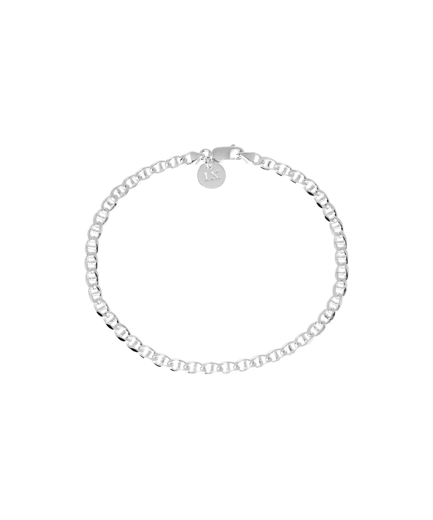 IX Curb Marina Bracelet Silver