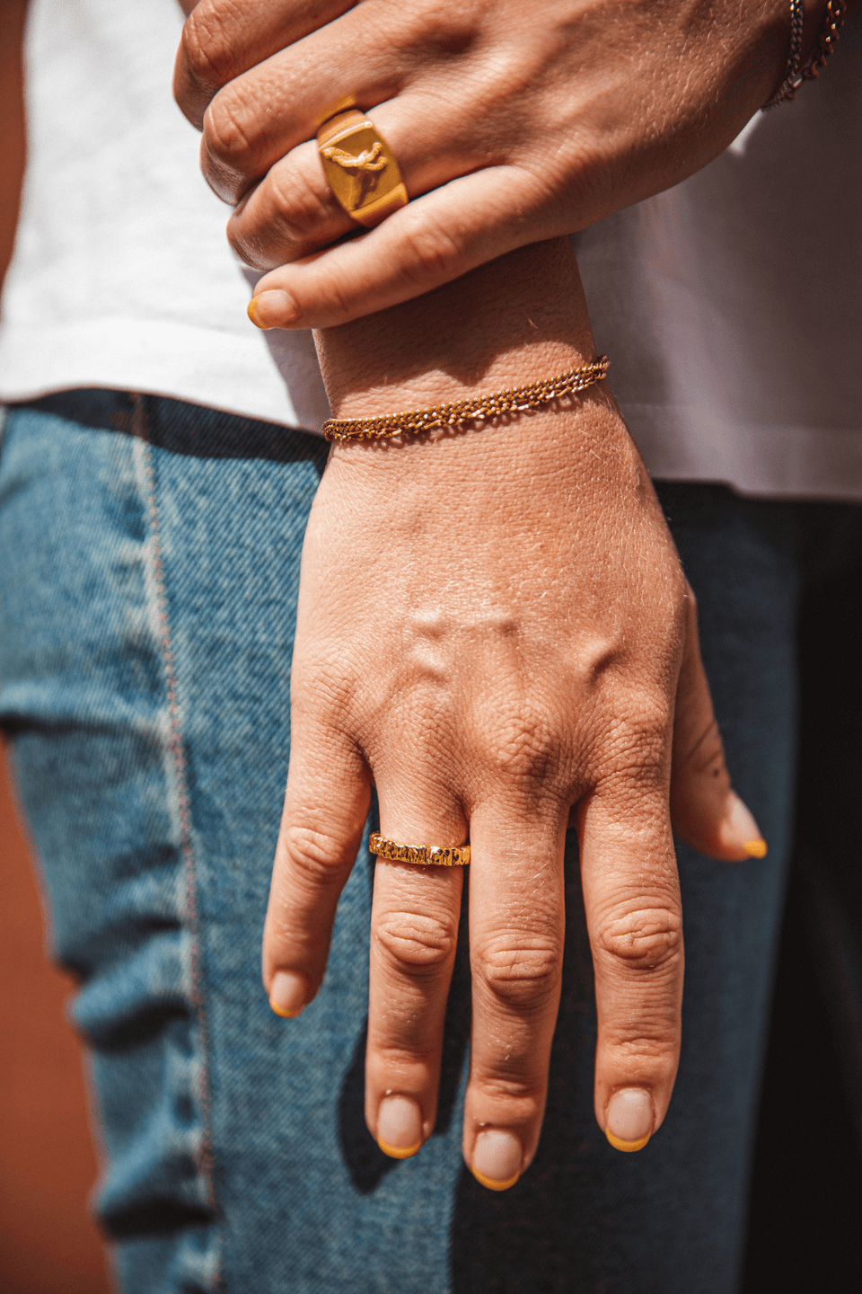 IX Studios Crunchy Class Ring - Gold main image 1