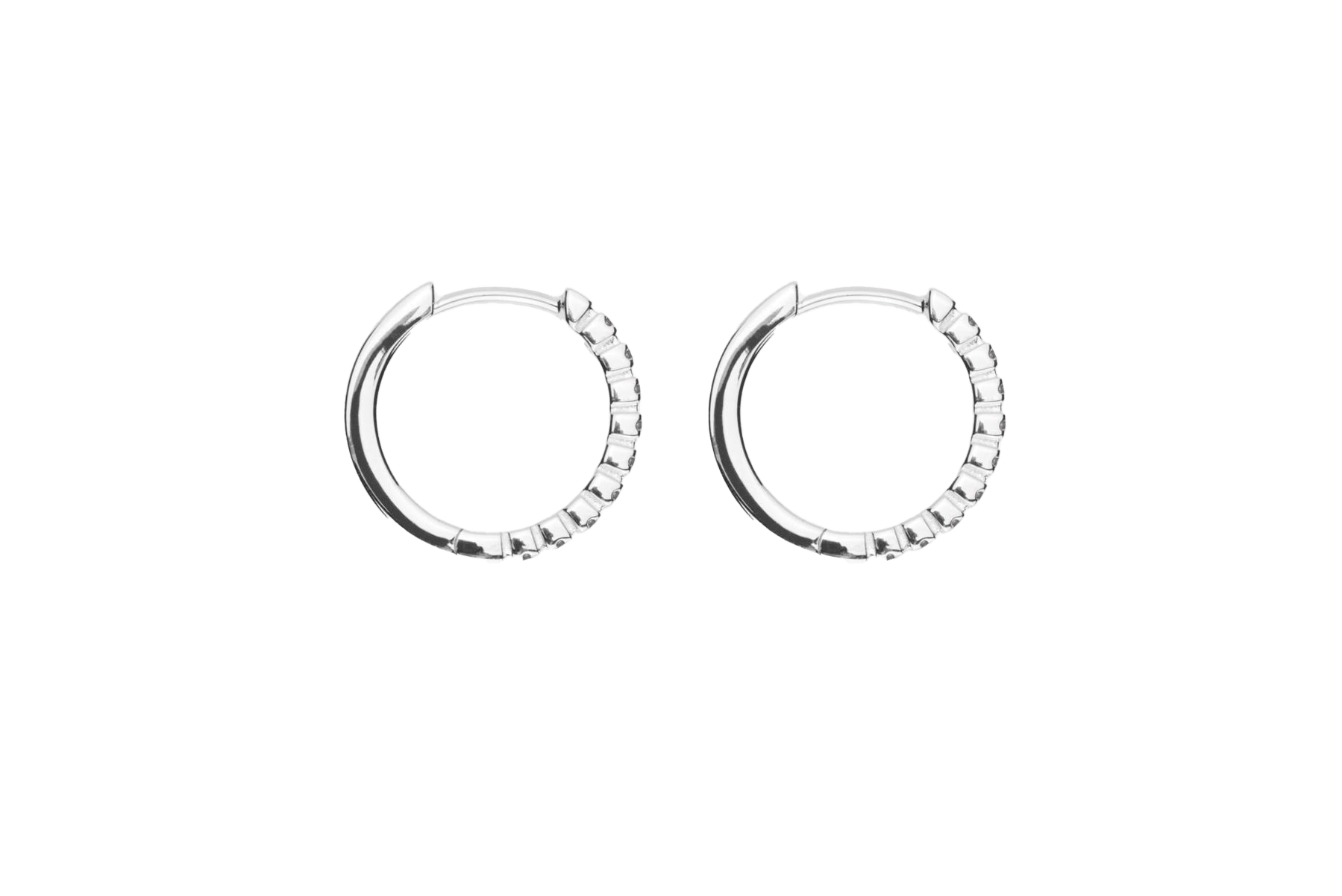 IX Eternity White Earrings Silver