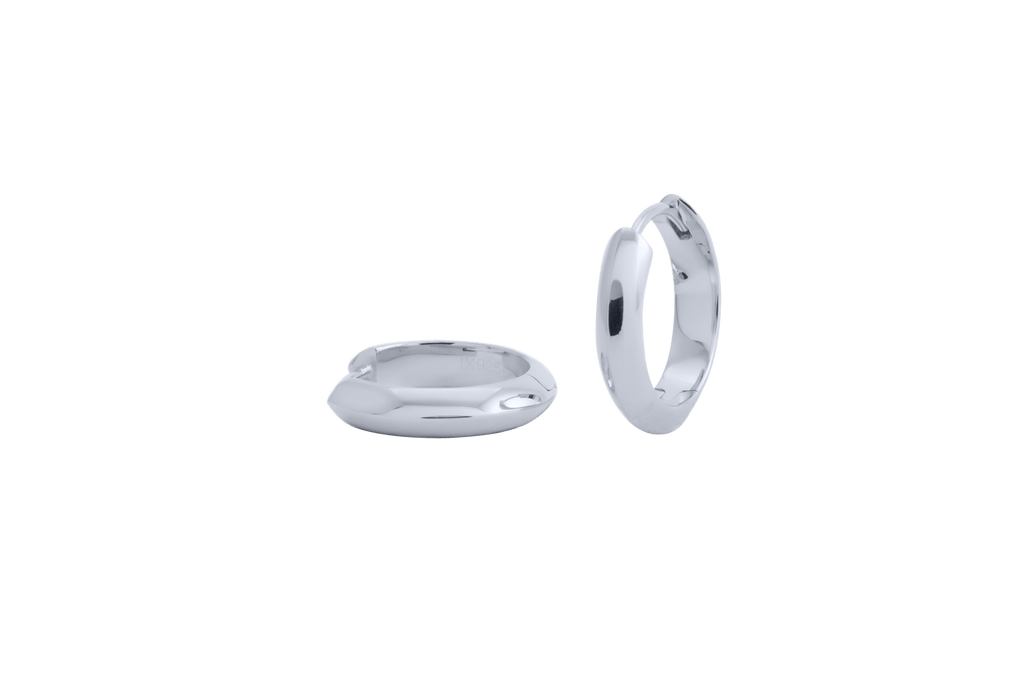 IX Chunky Edge Earring Silver – IX STUDIOS INT