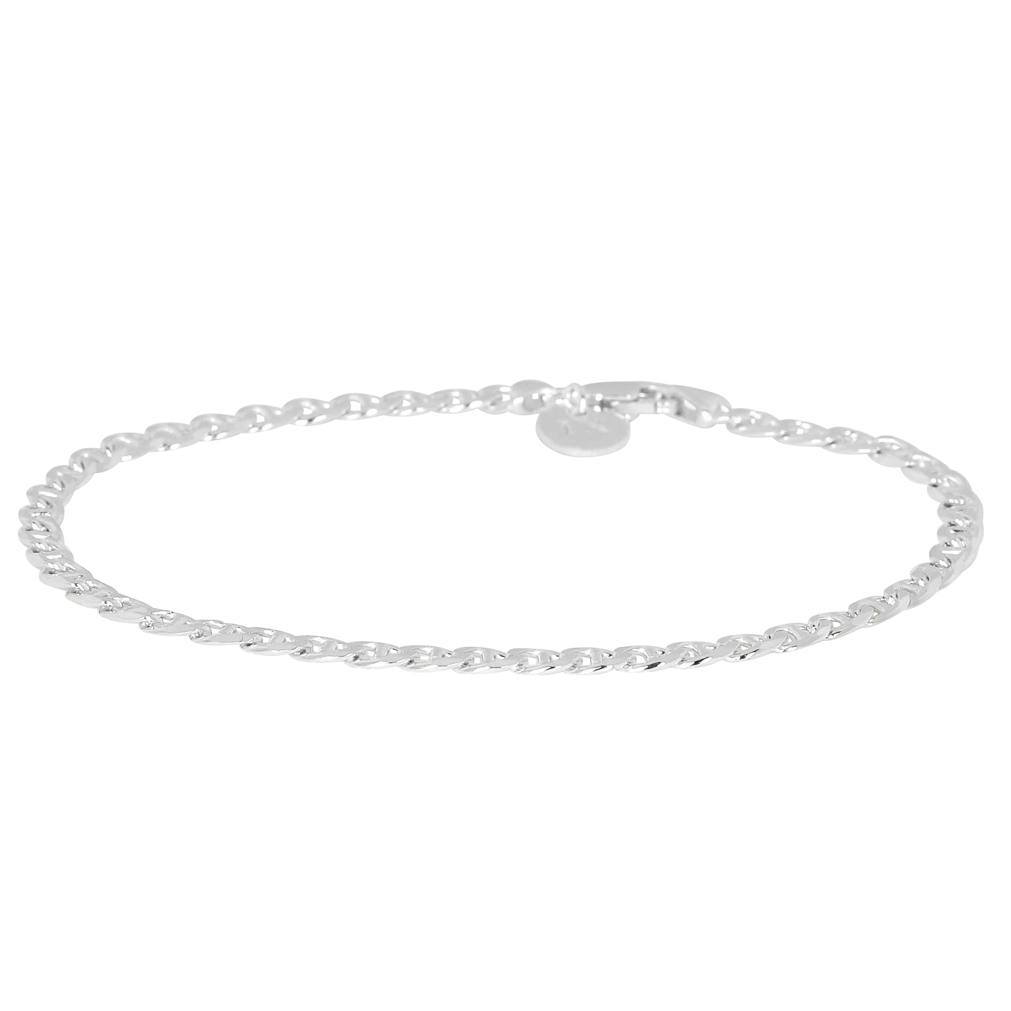 IX Curb Marina Bracelet Silver