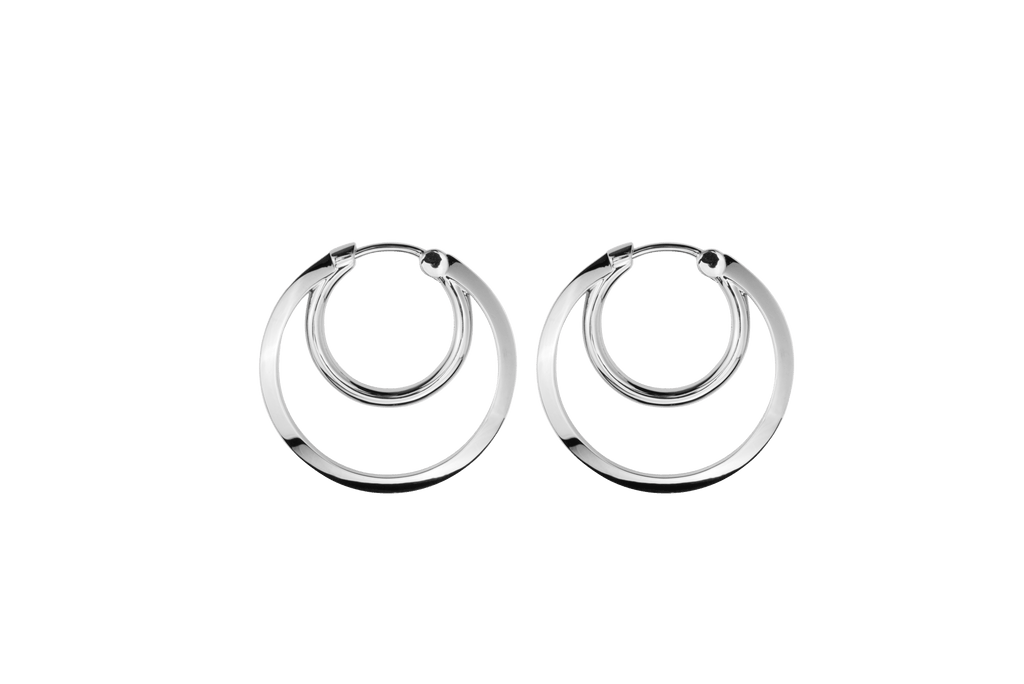 IX Double Hoops Silver – IX STUDIOS INT