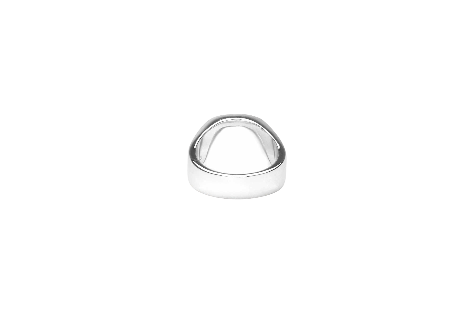 IX Cushion Signet Ring Turtle Agate Silver