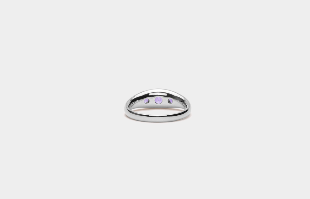 IX Trilliant Ring Silver