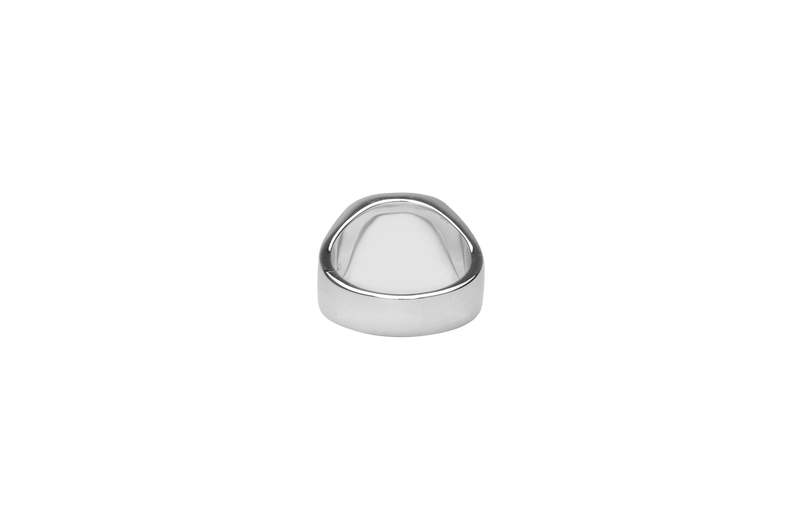 IX Cushion Signet Ring Rhodocrosite Silver